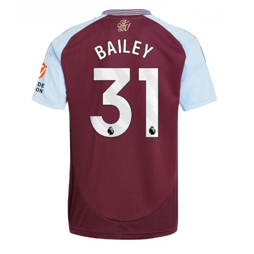 Pánský Fotbalový dres Aston Villa Leon Bailey #31 2024-25 Domácí Krátký Rukáv